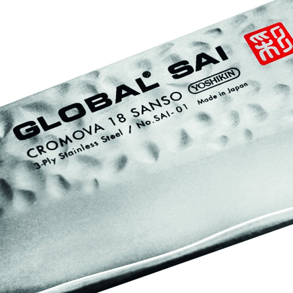 Global SAI 3-Piece Kitchen Knife Set