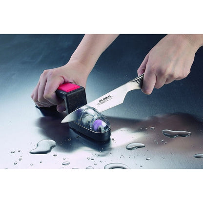 MinoSharp Ceramic Water Sharpener Black & Red