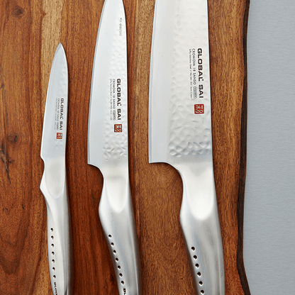 Global SAI 3-Piece Kitchen Knife Set