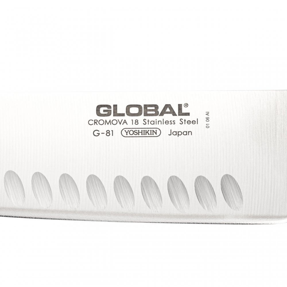 Global G-81 Vegetable Knife Fluted 18cm