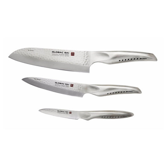 Global SAI 3-Piece Kitchen Knife Set