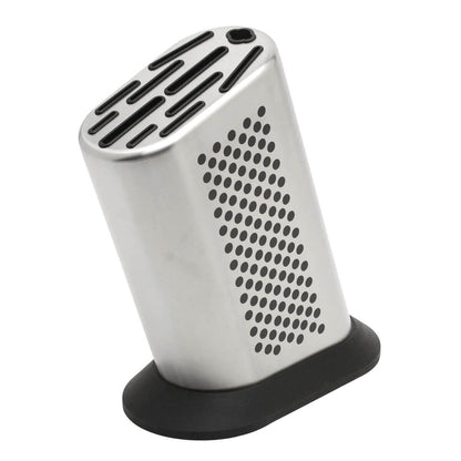 Global Stainless Steel Dotted Knife Block - 11 knives