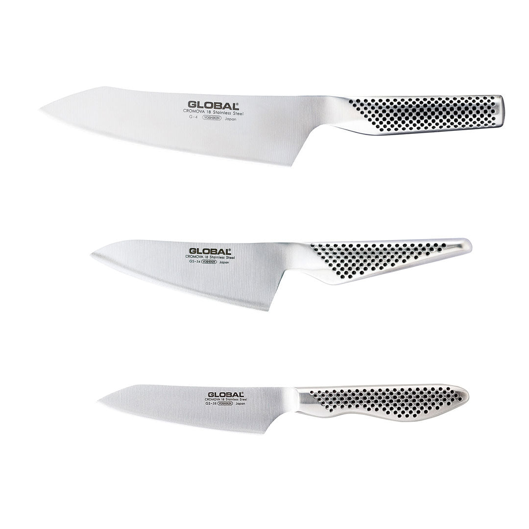 Global 3-Piece 25th Anniversary Knife Set