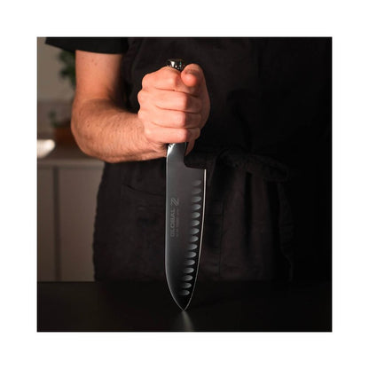 Global Z 18cm Fluted Santoku Knife - Limited Edition