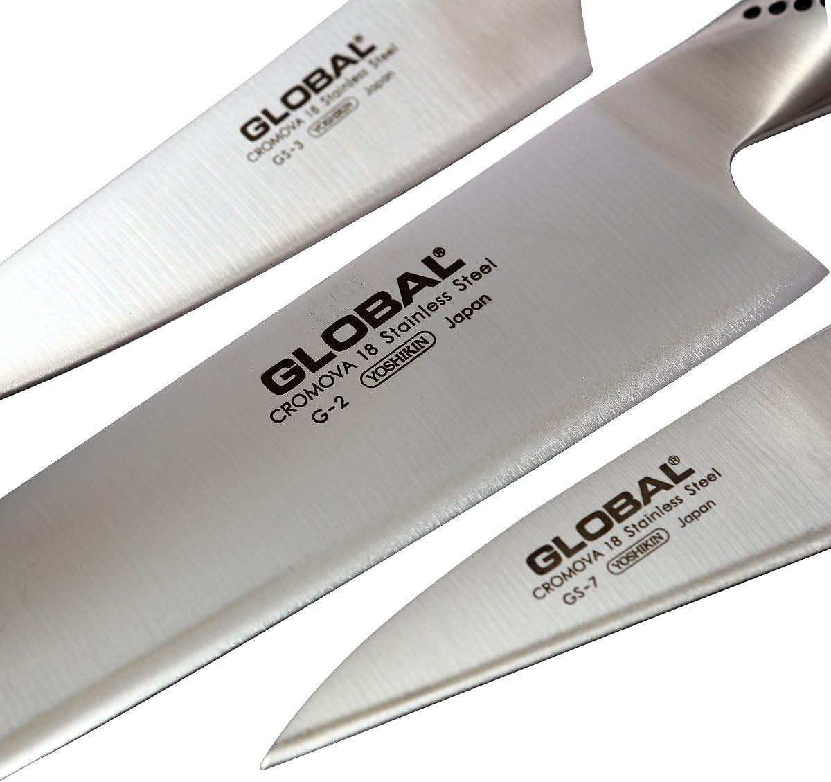 Global Boxed Knife Set - 3-Piece (G-2, GS-3, GS-7)