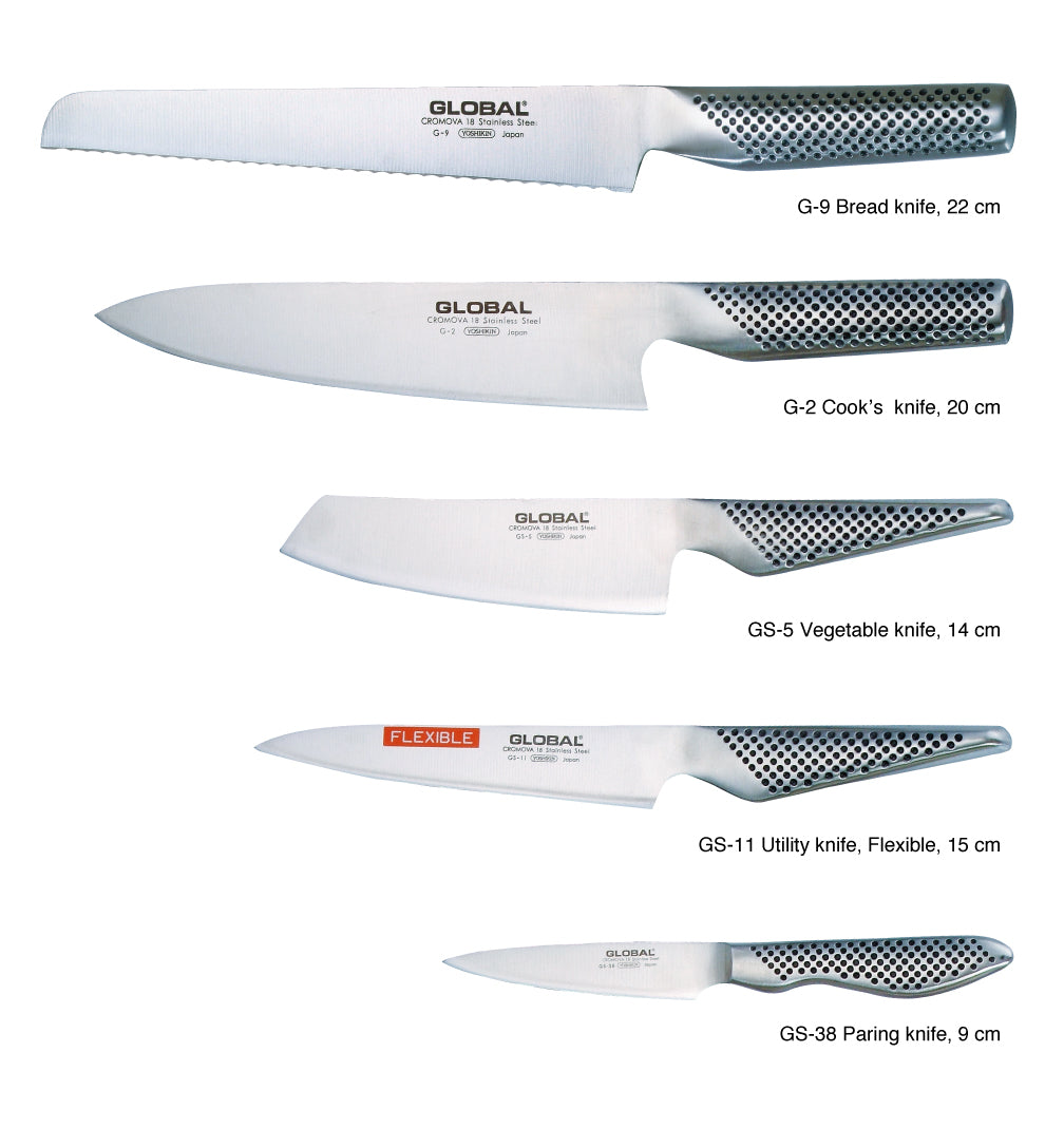 Global 5-Piece Knife Set